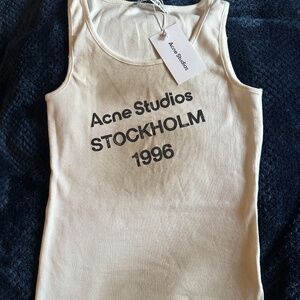 Tank Top Acne Studio - distressed look